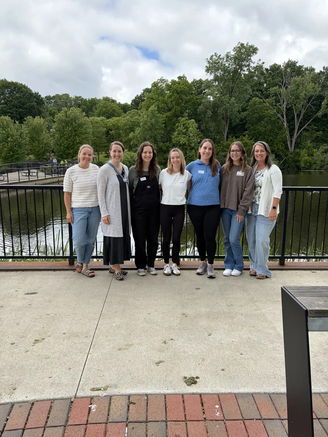 Families gathered for a Rarely Alone rare disease support meetup in West Michigan
